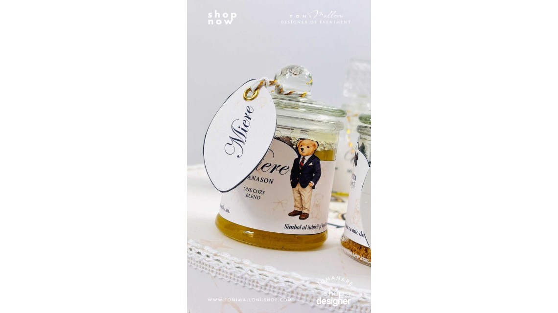 Set Prima Băiță după Botez Băiat – Paddington Bear London, stil Ralph Lauren 18